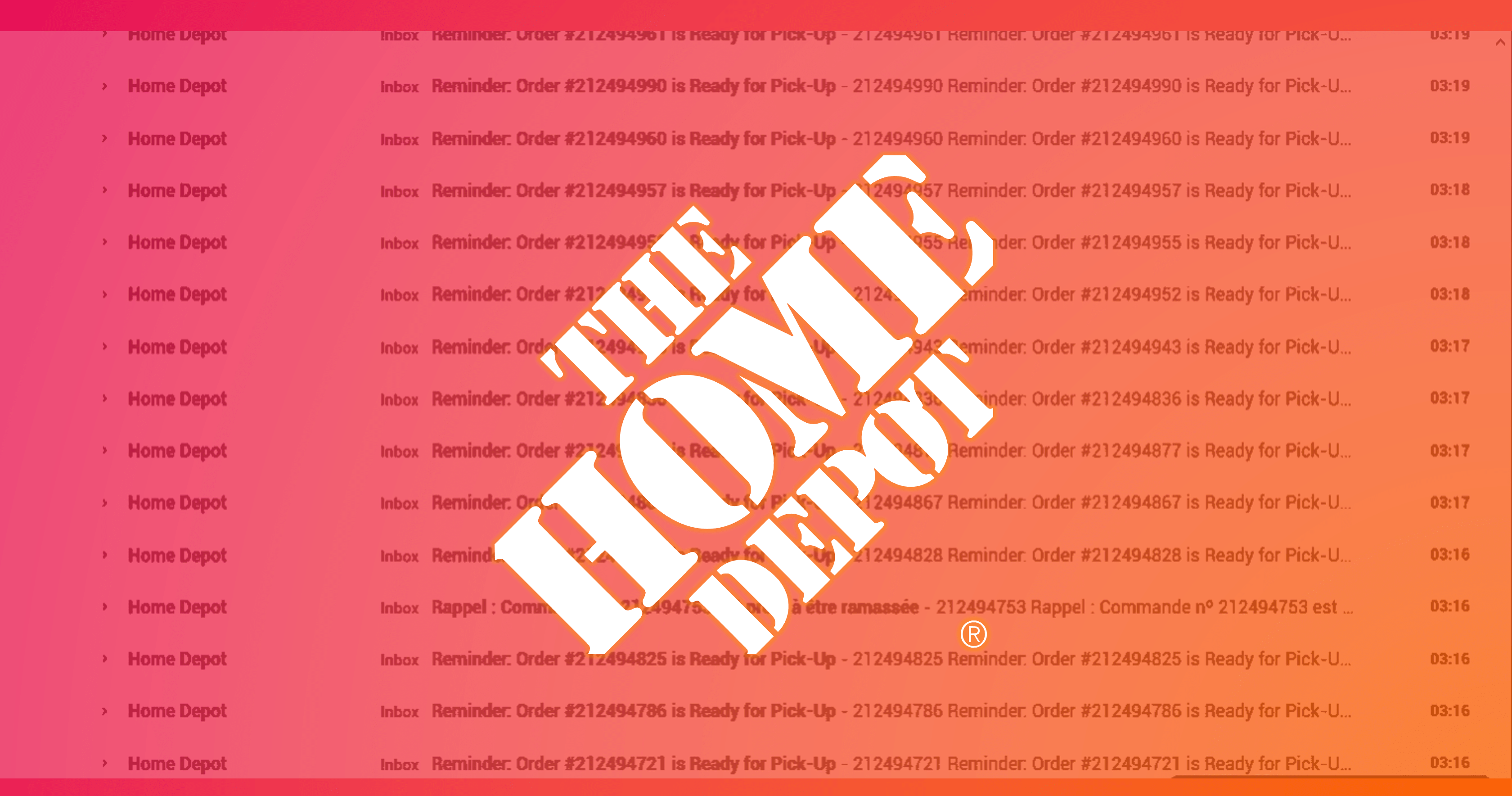 Home Depot Blunder Emails Customer Order Info To Strangers