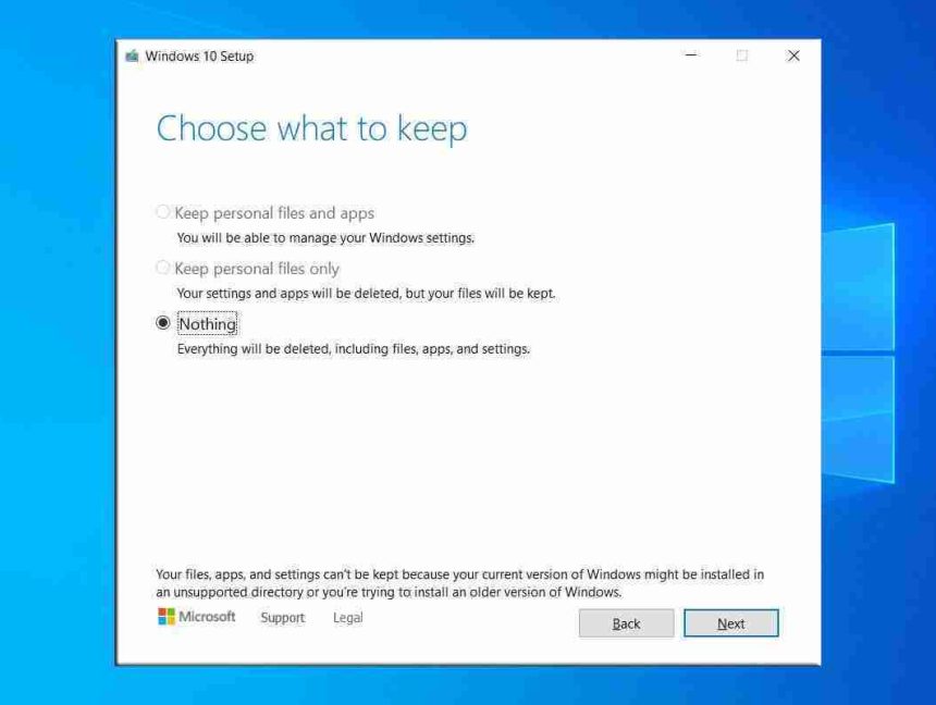 Windows 10 20H2 Bug Breaks In-place Upgrade Feature