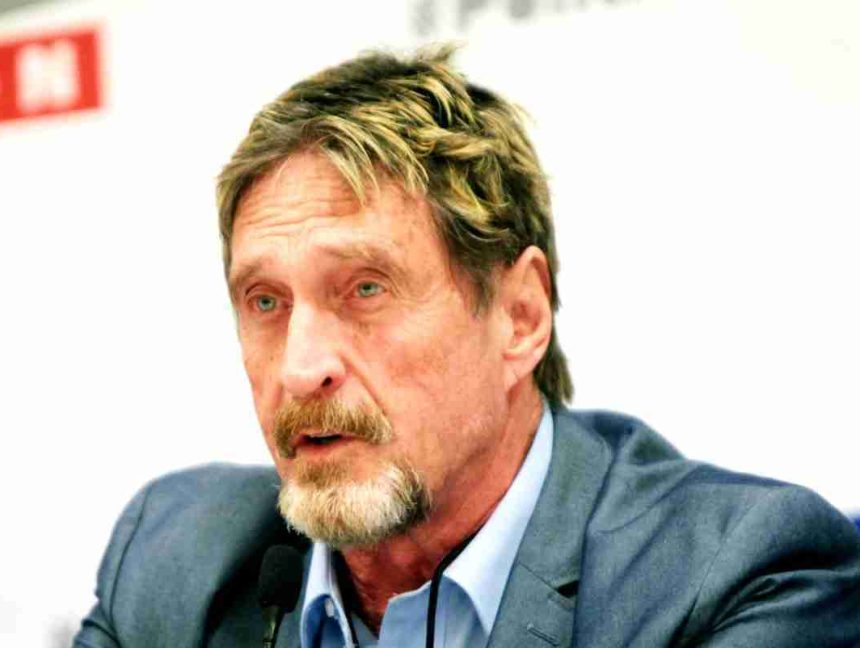 US Indicts John McAfee For Cryptocurrency Fraud, Money Laundering