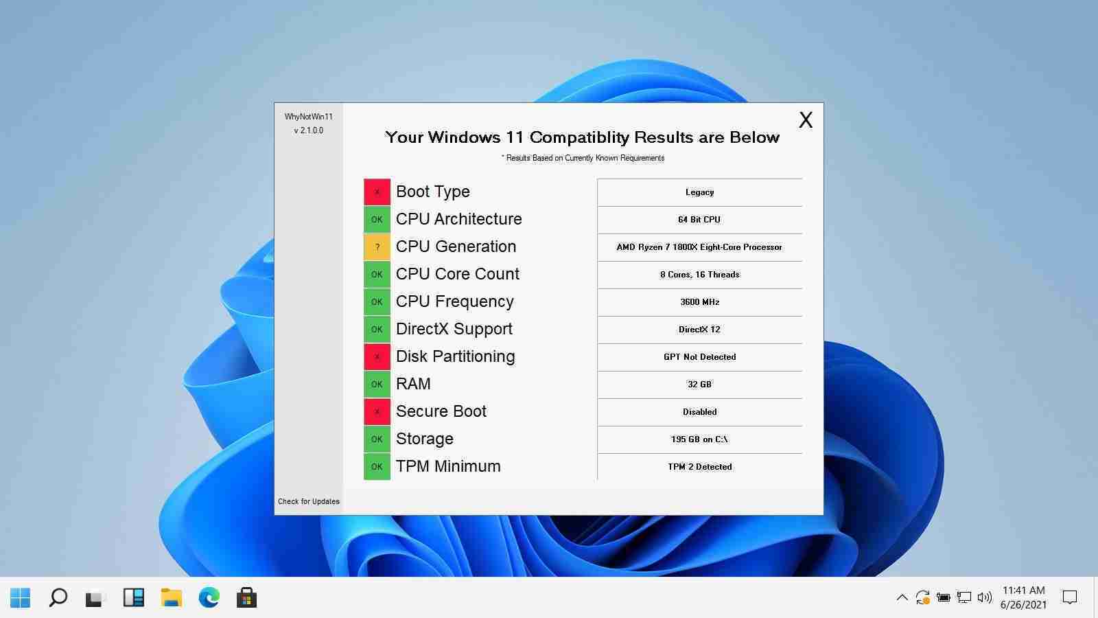 WhyNotWin11 is a Better Replacement for Windows 11’s PC Health Check