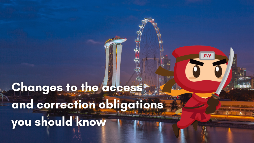 access and correction obligations
